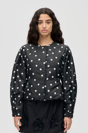 Stine Goya UK Voluminous Sleeve Jacket Outerwear Quilted Dots