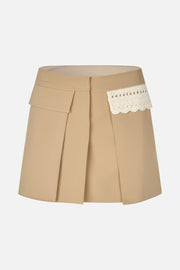 Stine Goya UK Waistbelt Mini Skirt Skirt Ecru