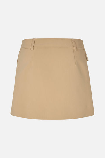 Stine Goya UK Waistbelt Mini Skirt Skirt Ecru