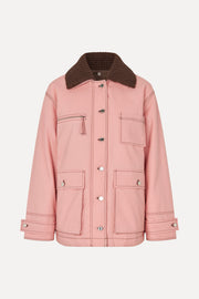 Stine Goya UK Workwear Boxy Jacket Outerwear Haze Pink