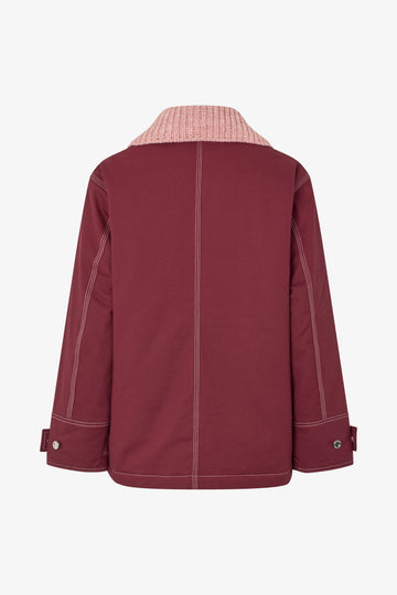 Stine Goya UK Workwear Boxy Jacket Outerwear Merlot