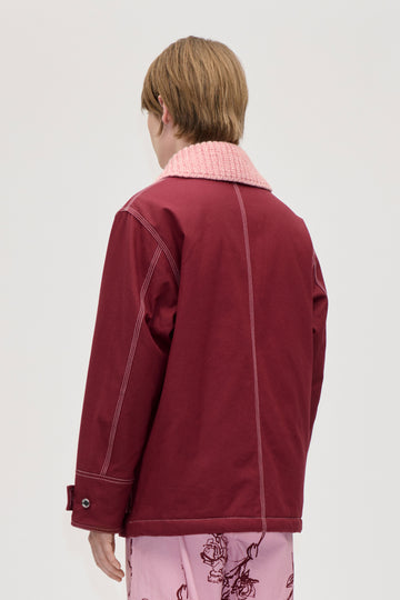 Stine Goya UK Workwear Boxy Jacket Outerwear Merlot