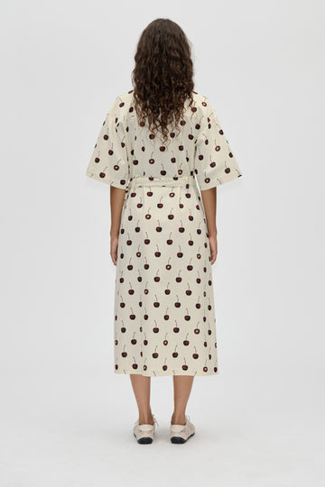 Stine Goya UK Workwear Midi Dress Dress Cherries