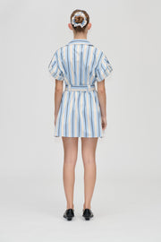 Stine Goya UK Workwear Short Dress Dress Lightwave Stripes