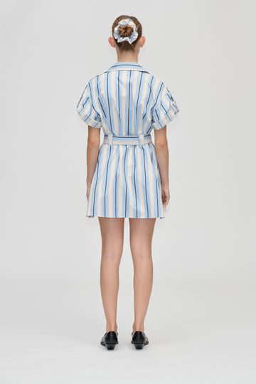 Stine Goya UK Workwear Short Dress Dress Lightwave Stripes