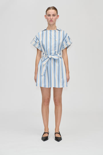 Stine Goya UK Workwear Short Dress Dress Lightwave Stripes